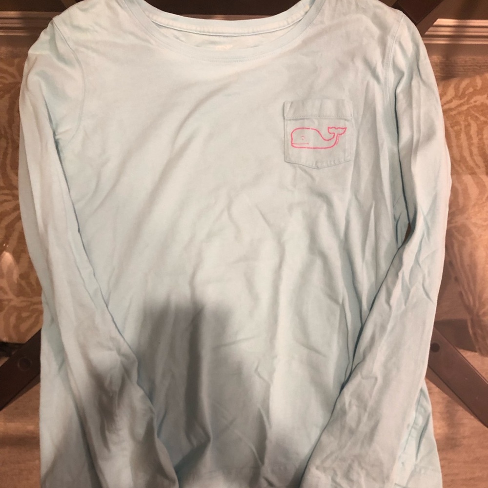 Vineyard Vines LongSleeve Whale Graphic Pocket Tee